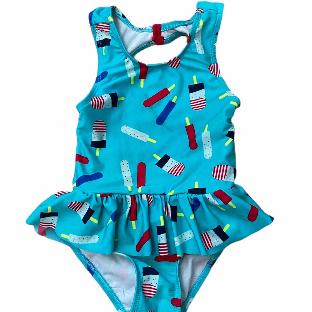 Cat & Jack Popsicle Bathing Suit Toddler Girls
